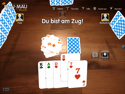 Kostenlos online Mau Mau spielen gegen echte Gegner - werbefrei