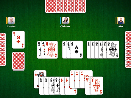 Play Rummy online, free Against Computer